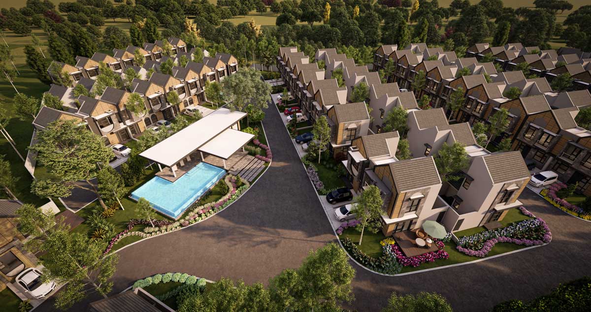 Dijual Rumah Golden Kencana Tangerang Lokasi strategis Desain Modern Tanpa DP